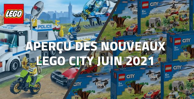 Aperçu des nouveaux LEGO City de Juin 2021