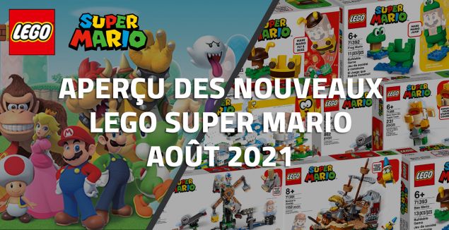 Aperçu des nouveaux LEGO Super Mario d'août 2021