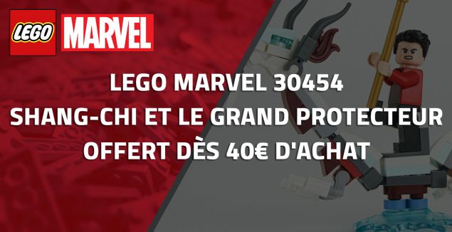 LEGO Marvel 30454 Shang-Chi et le Grand Protecteur offert dès 40€ d'achat