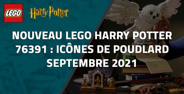 Nouveau LEGO Harry Potter 76391 Icônes de Poudlard // Septembre 2021