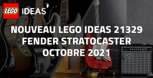 Nouveau LEGO Ideas 21329 Fender Stratocaster // Octobre 2021