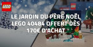Le jardin du Père Noël LEGO 40484 offert dès 170€ d'achat