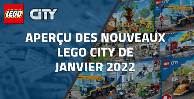 Aperçu des nouveaux LEGO City de Janvier 2022