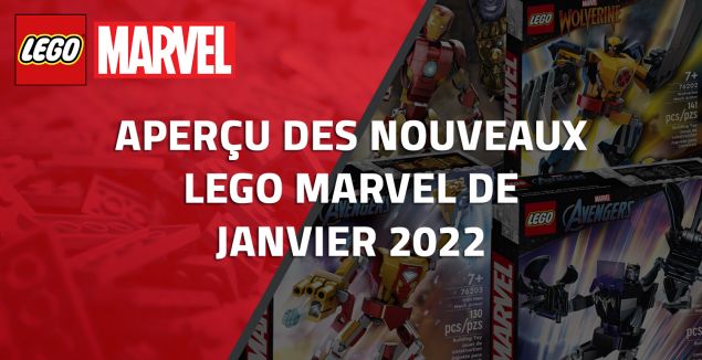 Aperçu des nouveaux LEGO Marvel de Janvier 2022