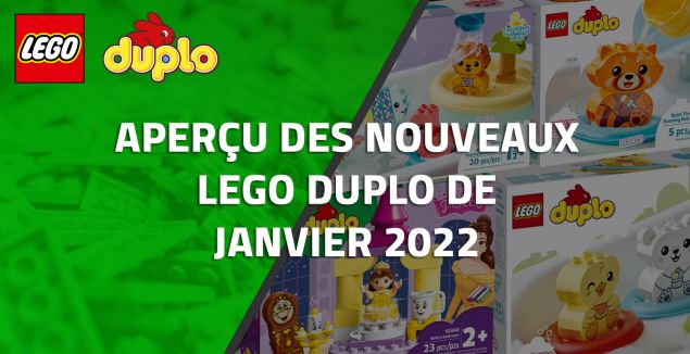 Aperçu des nouveaux LEGO Duplo de Janvier 2022