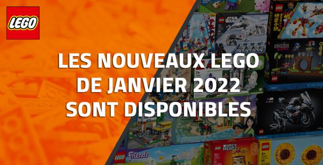 Les nouveautés LEGO de Janvier 2022 sont disponibles