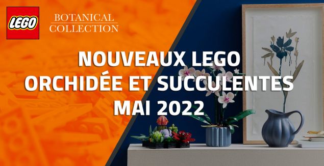 Des orchidées et des succulentes rejoignent la gamme LEGO