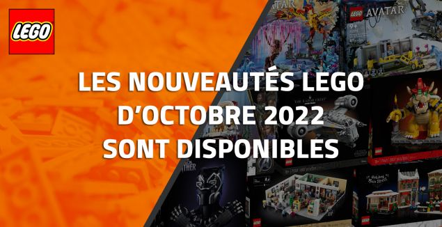 Les nouveautés LEGO d'Octobre 2022 sont disponibles