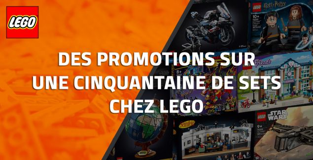 Des promotions sur une cinquantaine de sets chez LEGO