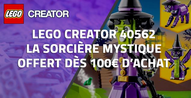 LEGO Creator 40562 La sorcière mystique offert dès 100€ d'achat