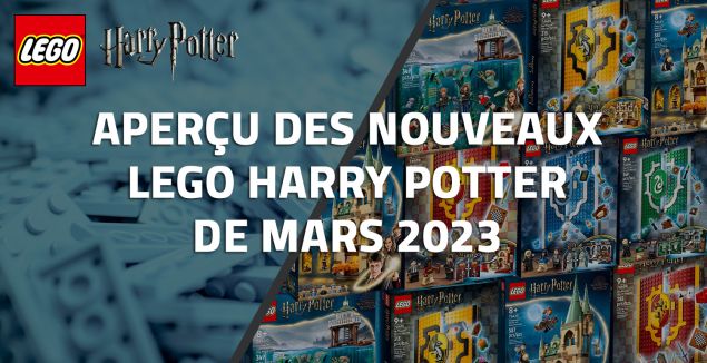 Aperçu des nouveaux LEGO Harry Potter de Mars 2023