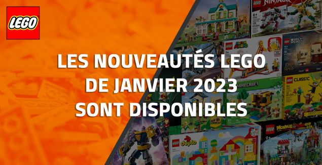 Les nouveautés LEGO de Janvier 2023 sont disponibles