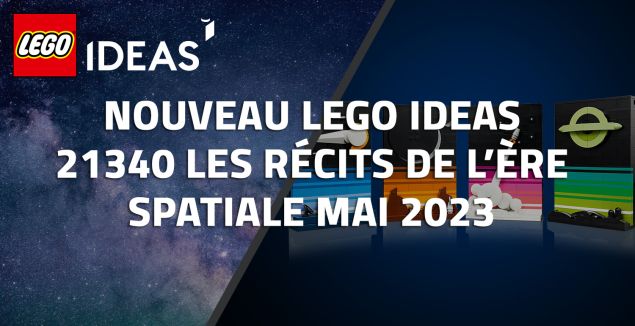 Nouveau LEGO Ideas 21340 Les récits de l’ère spatiale // Mai 2023