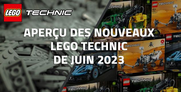 Aperçu des nouveaux LEGO Technic de Juin 2023