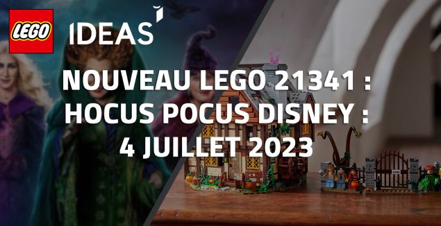 Ce nouveau set LEGO Ideas 21341 le manoir des sœurs Sanderson va ravir tous les fans d'Hocus Pocus