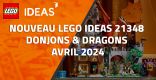 Nouveau LEGO Ideas 21348 Donjons & Dragons // Avril 2024