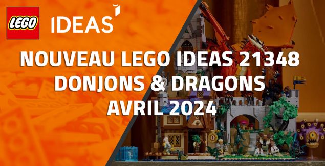 Nouveau LEGO Ideas 21348 Donjons & Dragons // Avril 2024