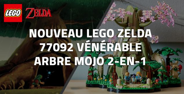 Nouveau LEGO Zelda 77092 Vénérable Arbre Mojo 2-en-1 // Septembre 2024