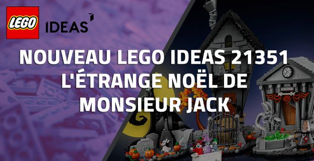 Nouveau LEGO Ideas 21351 L'Étrange Noël de Monsieur Jack // Septembre 2024