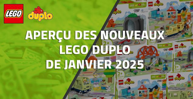Aperçu des nouveaux LEGO Duplo de Janvier 2025