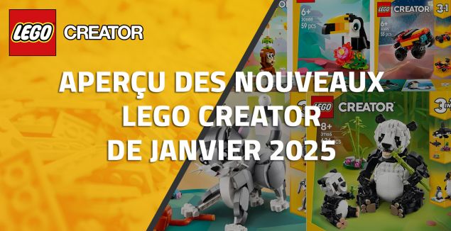 Aperçu des nouveaux LEGO Creator de Janvier 2025