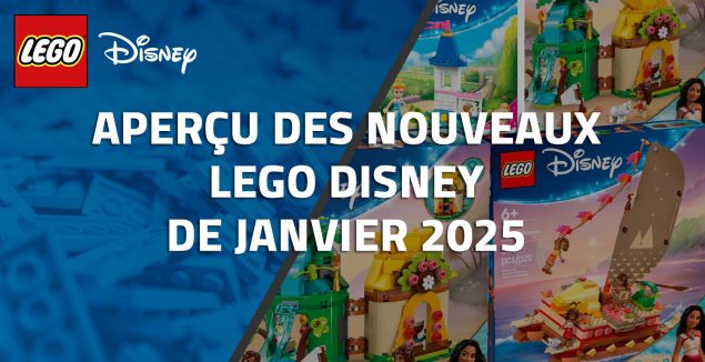 Aperçu des nouveaux LEGO Disney de Janvier 2025