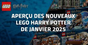 Aperçu des nouveaux LEGO Harry Potter de Janvier 2025