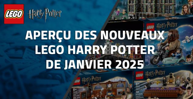 Aperçu des nouveaux LEGO Harry Potter de Janvier 2025