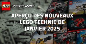 Aperçu des nouveaux LEGO Technic de Janvier 2025
