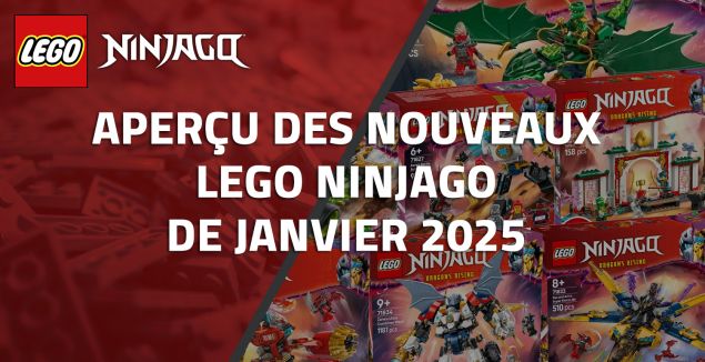 Aperçu des nouveaux LEGO Ninjago de Janvier 2025