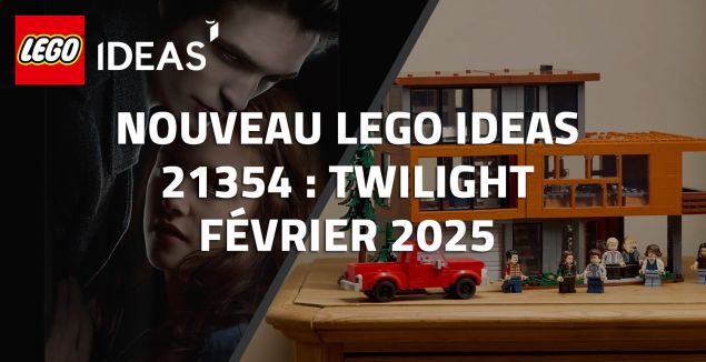Nouveau LEGO Ideas 21354 : Twilight // Février 2025