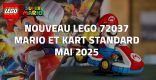 Nouveau LEGO 72037 Mario et kart standard // Mai 2025