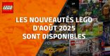 Les nouveautés LEGO d'Août 2025 sont disponibles