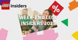 Week-end LEGO Insiders 22 & 23 Novembre 2025 : le détail des offres