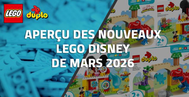 Aperçu des nouveaux LEGO Duplo de Mars 2026
