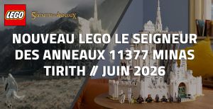 Nouveau LEGO Le Seigneur des Anneaux 11377 Minas Tirith // Juin 2026