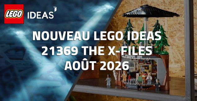 Nouveau LEGO Ideas X-Files Aux frontières du réel // Août 2026