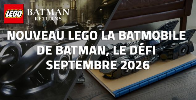 Nouveau LEGO La Batmobile de Batman, le défi // Septembre 2026