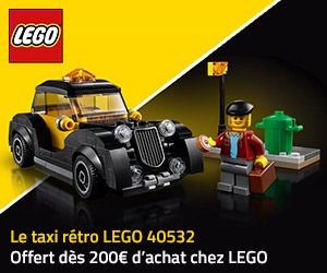 Le taxi rétro offert dès 200€ d'achat LEGO