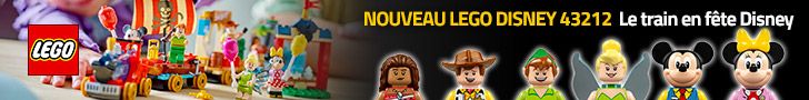 Nouveau LEGO Disney 43212 Le train en fête Disney
