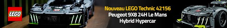 Nouveau LEGO Technic 42156 Peugeot 9X8 Hybrid Hypercar