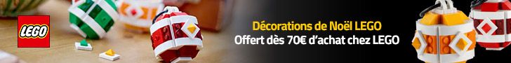 Décorations de Noël LEGO offert dès 70€ d'achat