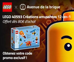 LEGO 40593 Créations amusantes 12-en-1 offert dès 80€ d'achat