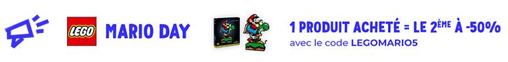 Cdiscount : -50% sur le 2ème LEGO Super Mario acheté