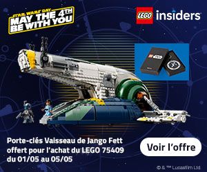 LEGO Star Wars 5009394 Porte-clés Vaisseau de Jango Fett offert pour l'achat du LEGO 75409