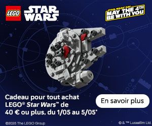 Faucon Millenium miniature offert dès 40€ d'achat