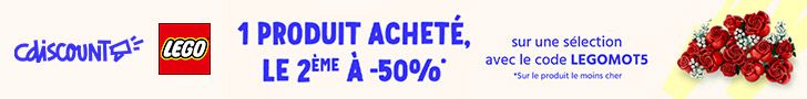Cdiscount : -50% sur le 2ème LEGO acheté