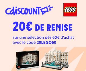 Cdiscount : -20€ dès 60€ d'achat LEGO