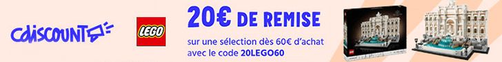 Cdiscount : -20€ dès 60€ d'achat LEGO