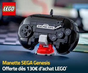 Manette SEGA Genesis offerte dès 130€ d'achat LEGO